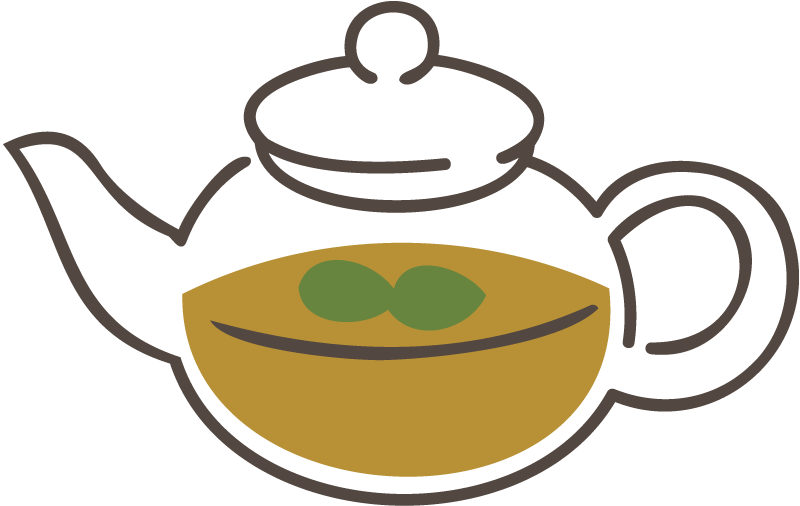 ティーポットのイラスト素材 ゆるそざい