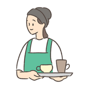 カフェの店員さん<br />
<b>Warning</b>:  Undefined variable $alt in <b>/home/uiui/yurusozai.net/public_html/wp-content/themes/yurusozai/content.php</b> on line <b>5</b><br />
