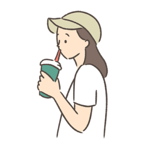 飲み物を飲む女性<br />
<b>Warning</b>:  Undefined variable $alt in <b>/home/uiui/yurusozai.net/public_html/wp-content/themes/yurusozai/content.php</b> on line <b>5</b><br />
