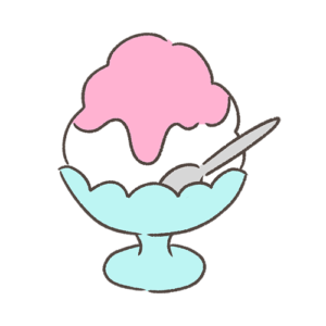 かき氷のイラスト素材